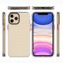 Kryt so štruktúrou včelieho plástu pre iPhone 12 Pro Max - transparentný