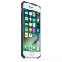 Originálny kožený kryt pre Apple iPhone 7 – polnočne modrý