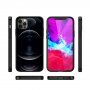 NXE sféry svetla mäkký kryt pre iPhone 12 Pro Max - fialový