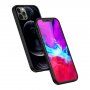 NXE sféry svetla mäkký kryt pre iPhone 12 Pro Max - fialový