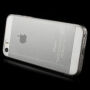 Ultratenký 0,5 mm obal pre Apple iPhone 5 / 5S / SE (2016) - sivý