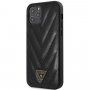 Guess V Quilted kryt pre iPhone 12 Pro Max - čierny