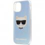 Karl Lagerfeld Choupette Head meňavý kryt pre iPhone 12 mini - dúhový