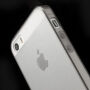 Ultratenký 0,5 mm obal pre Apple iPhone 5 / 5S / SE (2016) - sivý