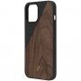 Native Union Clic Wooden drevený kryt pre iPhone 12 Pro Max - hnedočierny