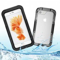 Vodotesné a extra odolné puzdro pre iPhone 6 / 6S - čierne