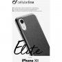Cellularline Elite kryt z PU kože pre iPhone XR - čierny