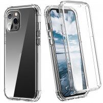 Nárazuvzdorné puzdro pre iPhone 12 / 12 Pro - transparentný