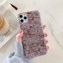 Kryt z mäkkého plastu s maskáčovým vzorom pre iPhone 11 Pro Max - ružový