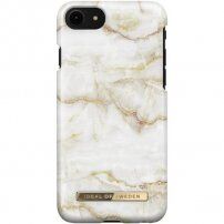 iDeal of Sweden Golden Pearl Marble kryt pre iPhone 6 / 6S / 7 / 8 / SE (2020/2022) - biely