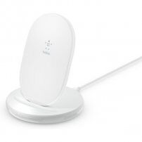 Belkin Boost Charge 15 W bezdrôtový nabíjací stojanček pre iPhone - biely