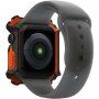 UAG Watch odolné púzdro pre Apple Watch 44mm - čierno-oranžové