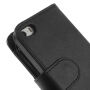 Kožené puzdro so slotmi na karty pre Apple iPhone 5 / 5S / SE (2016) - čierne
