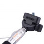 Teleskopická selfie tyč / monopod s&nbsp;drôtovou spúšťou pre iPhone - dĺžka 101,4 cm - čierna