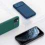 Nillkin CamShield Pro kryt s posuvnou krytkou zadného fotoaparátu pre iPhone 12 Pro Max - tmavozelený