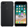 Originálny silikónový kryt pre Apple iPhone 8 Plus/7 Plus – čierny