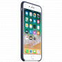 Originálny silikónový kryt pre Apple iPhone 8 Plus/7 Plus – polnočne modrý