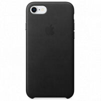Originálne kožené puzdro pre Apple iPhone SE (2020/2022) / 8 / 7 – čierne