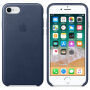 Originálne kožené puzdro pre Apple iPhone SE (2020/2022) / 8 / 7 – polnočne modré
