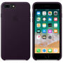 Originálne kožené puzdro pre Apple iPhone 8 Plus/7 Plus – fialové