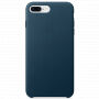 Originálne kožené puzdro pre Apple iPhone 8 Plus/7 Plus – vesmírne modré