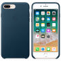 Originálne kožené puzdro pre Apple iPhone 8 Plus/7 Plus – vesmírne modré