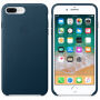 Originálne kožené puzdro pre Apple iPhone 8 Plus/7 Plus – vesmírne modré