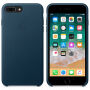 Originálne kožené puzdro pre Apple iPhone 8 Plus/7 Plus – vesmírne modré