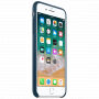 Originálne kožené puzdro pre Apple iPhone 8 Plus/7 Plus – vesmírne modré