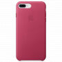 Originálne kožené puzdro pre Apple iPhone 8 Plus/7 Plus – fuchsiové
