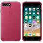 Originálne kožené puzdro pre Apple iPhone 8 Plus/7 Plus – fuchsiové