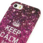 Elegantný kryt na Apple iPhone 5 / 5S / SE (2016) - Keep Calm and Sparkle
