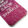 Elegantný kryt na Apple iPhone 5 / 5S / SE (2016) - Keep Calm and Sparkle