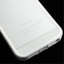 Puzdro / kryt bumper pre Apple iPhone 5 / 5S / SE (2016) - biely / priehľadný