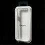 Puzdro / kryt bumper pre Apple iPhone 5 / 5S / SE (2016) - biely / priehľadný