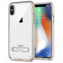 Spigen ochranný kryt s magnetickým stojančekom pre Apple iPhone XS / iPhone X – zlatý