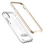 Spigen ochranný kryt s magnetickým stojančekom pre Apple iPhone XS / iPhone X – zlatý