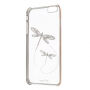 X-FITTED kryt na Apple iPhone 6 Plus/6S Plus - zlatý s&nbsp;vážkami a&nbsp;kamienky Swarovski