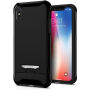 Spigen Signature ochranný kryt z plastu a polykarbonátu pre Apple iPhone XS / iPhone X – čierny