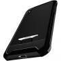 Spigen Signature ochranný kryt z plastu a polykarbonátu pre Apple iPhone XS / iPhone X – čierny