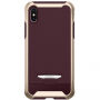 Spigen Signature ochranný kryt z plastu a polykarbonátu pre Apple iPhone XS / iPhone X – zlatý