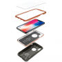 Spigen Armor veľmi odolný ochranný kryt so zosilnenými rohmi pre Apple iPhone XS / iPhone X – zelený