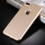 Plastový obal na iPhone 8 Plus/7 Plus s 360° ochranou – chráni prednú aj zadnú stranu – zlatý