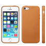 Kryt v originálnom Apple dizajne pre iPhone 5 / 5S / SE (2016) – svetlohnedý