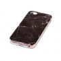 Ochranný plastový kryt pre iPhone 5 / 5S / SE (2016) – čierny mramor