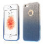 3v1 trblietavý kryt pre iPhone 5 / 5S / SE (2016) – modrý