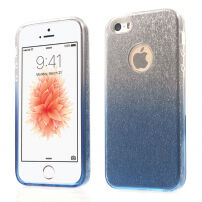 3v1 trblietavý kryt pre iPhone 5 / 5S / SE (2016) – modrý