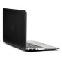 LENTION matný kryt pre MacBook Air 13" (model A1369 / A1466) – čierny