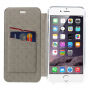 Otváracie / flip kožené puzdro pre Apple iPhone 6 / 6S - biele