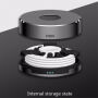 3v1 powerbanka, nabíjací stojanček a ochranné puzdro pre Apple Watch - 1 500 mAh - čierna